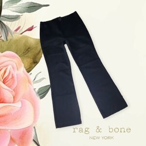 Rag & Bone Women's Hina Denim Crop Kick‎ Flare Pant Indigo 6